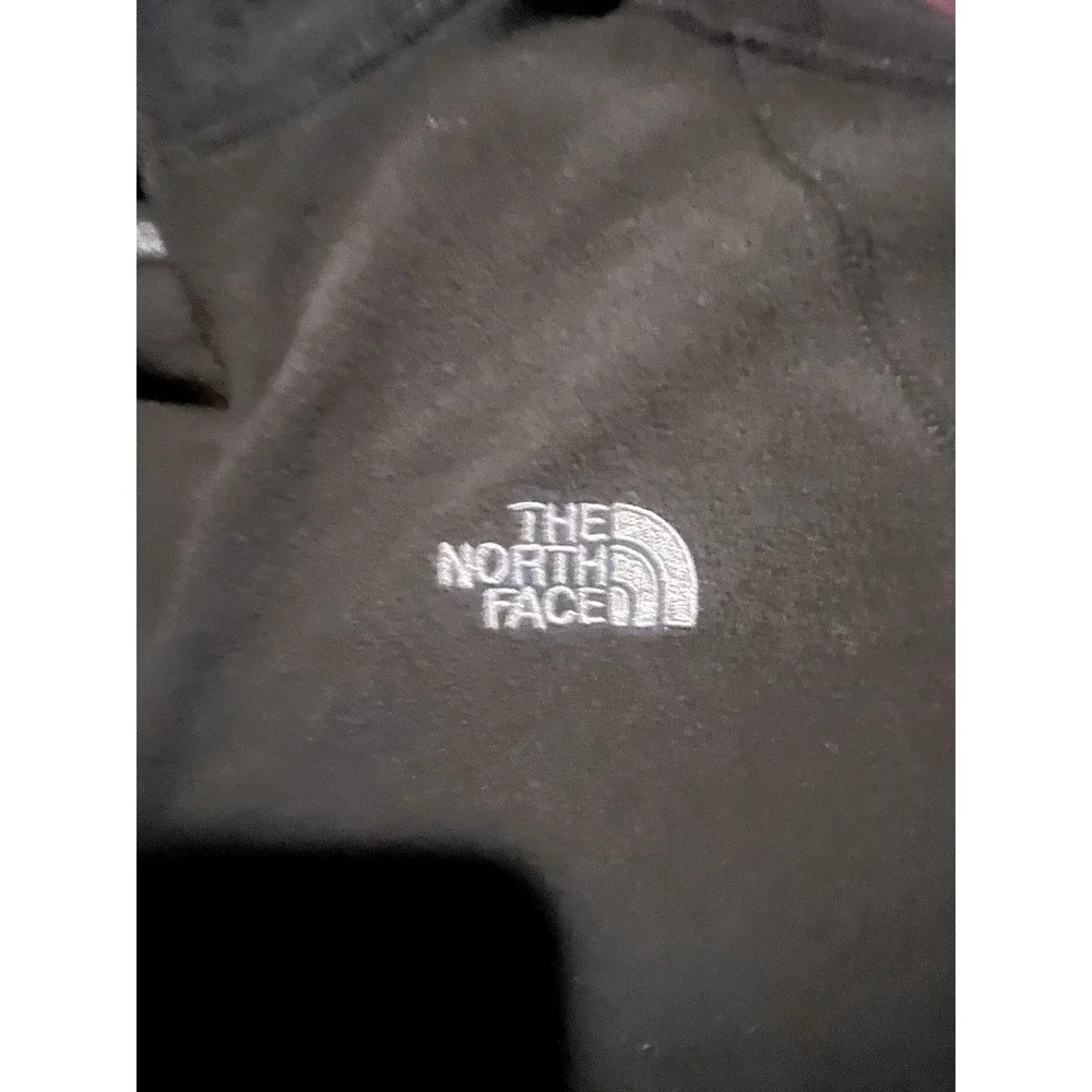 The North Face Mens Black Full Zip Fleece Jacket Mock Neck Size Medium‎